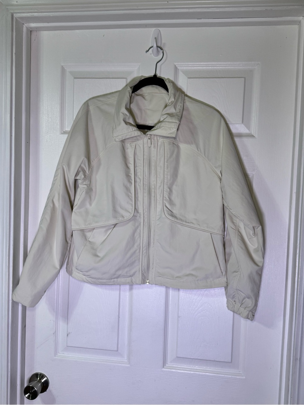 Lululemon Cream Utility Cargo Full Zip Jacket Size 6
